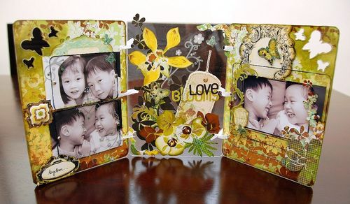 Love Blooms Altered Tri-Fold Frames(resize) Love Blooms Altered Tri-Fold Frames(resize)