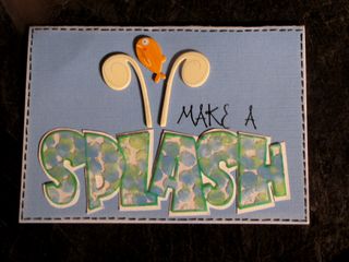 Splash card - Clear Scraps Expressions