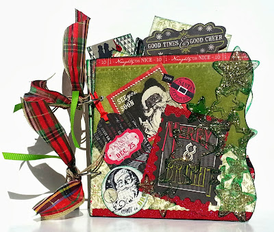 Acrylic Christmas album 6" x 6"