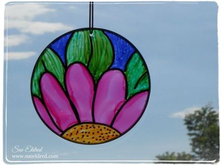 Suncatcher with Alcohol Ink Suncatcher with Alcohol Ink