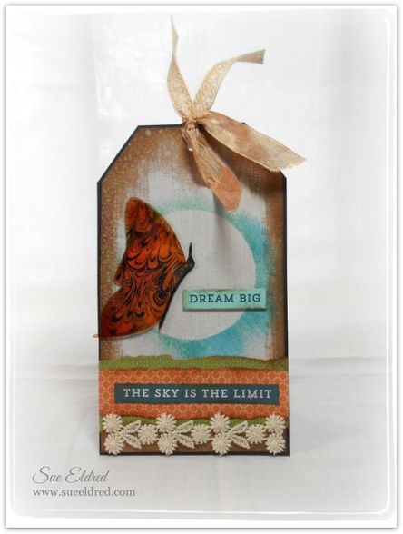 Clearscrap Stazon Butterfly Tag 2 Clearscrap Stazon Butterfly Tag 2