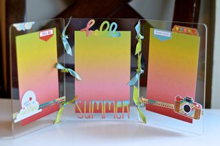 Xyron Simple Stories May Arts Pinky Hobbs Clear Summer Tri-Fold Frame2 Xyron Simple Stories May Arts Pinky Hobbs Clear Summer Tri-Fold Frame2