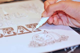 Trick or treat_chalkboard_clear scraps_trace_nancy keslin