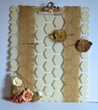 Clear Scraps Hair Clip Holder Clipboard Pinky Hobbs Krylon Paint4