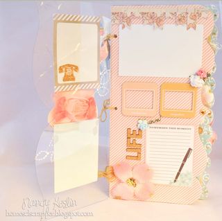 Story_mini album_nancy keslin_clear scraps_page 1