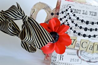 Clear Scraps Acrylic Teapot Mini Album Pinky Hobbs Canvas Corp2