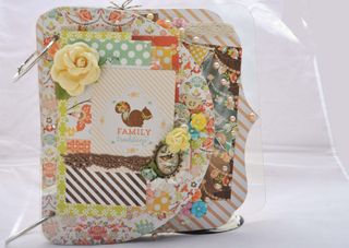 Family tradtions_mini_album_nancy keslin_websters pages_clearscraps