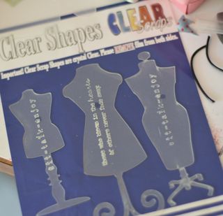 Dress Form Bookmarks Krylon Alcohl Ink Pinky Hobbs1