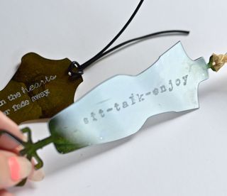 Dress Form Bookmarks Krylon Alcohl Ink Pinky Hobbs5