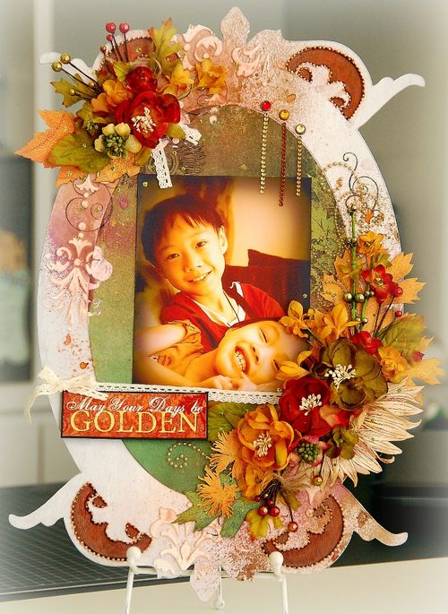 May Your Days Be Golden Altered Frame(resize)