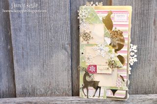 Holiday_mini album_clear scraps_nancy keslin
