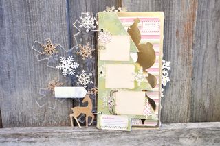 Holiday_mini album_clear scraps