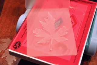 Leaf wreath_sizzix_emboss