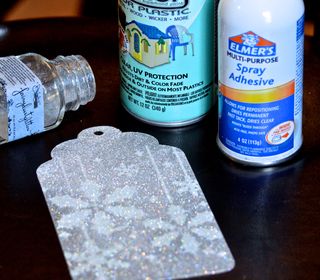 Clear Scraps January Monthy Tag by Pinky Hobbs Krylon Gliter2