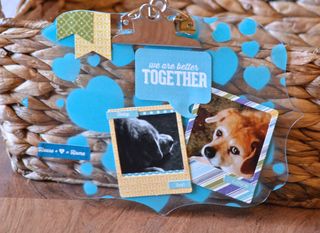 Better Together Acrylic Clipboard Clear Scraps Pinky Hobbs3 Better Together Acrylic Clipboard Clear Scraps Pinky Hobbs3