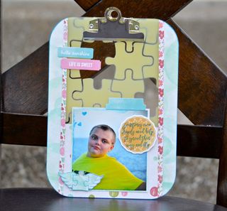 Autism Awareness Clipeboard Craft by Pinky Hobbs Clear Scraps1