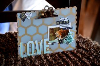 Clear Scraps Memory Pet Acrylic Clipboard Pinky Hobbs1