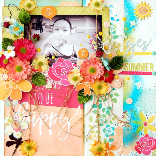Yes Summer Layout by Irene Tan 01 Yes Summer Layout by Irene Tan 01