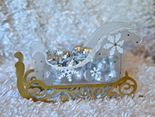 Clear Scraps Snowflake Sled by Pinky Hobbs1 Clear Scraps Snowflake Sled by Pinky Hobbs1