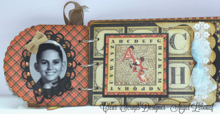 Clear Scraps Chipboard Album - Angel Lebouef-2