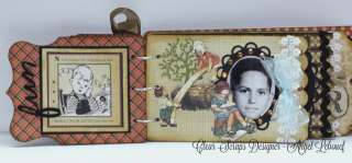 Clear Scraps-chipboard album-Angel Lebouef 3