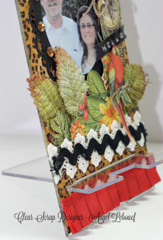 Clear Scraps Phone Holder- Angel Lebouef 2