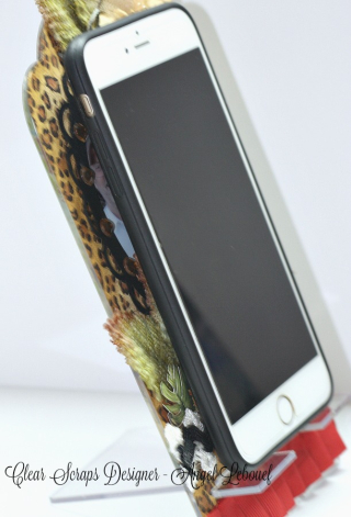 Clear Scrap Phone Holder- Angel Lebouef 4