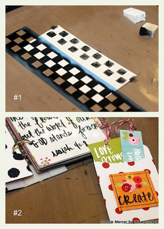 Clear scraps_acrylic binder_border stencil_c. mercer Clear scraps_acrylic binder_border stencil_c. mercer