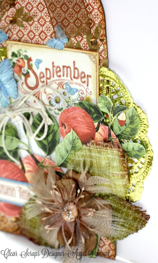 Clear Scrap September Tag Angel Lebouef close Up 1