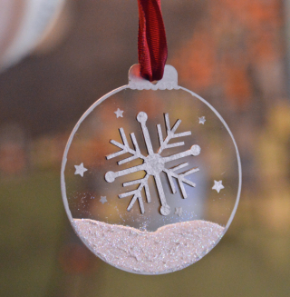 Clear Scraps Ornaments by Pinky Hobbs Sharpie Paint Pen - 5