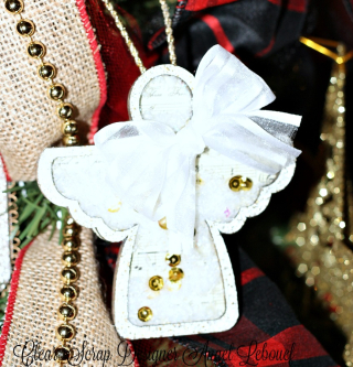 ClearScrap Angel ornament Shaker-Angel