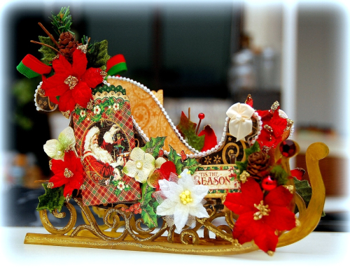 Altered Sleigh by Irene Tan 01 Altered Sleigh by Irene Tan 01