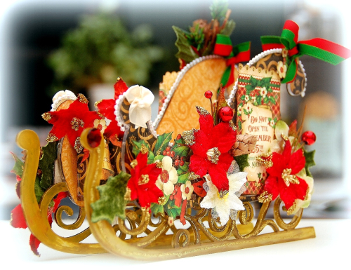 Altered Sleigh by Irene Tan 02 Altered Sleigh by Irene Tan 02