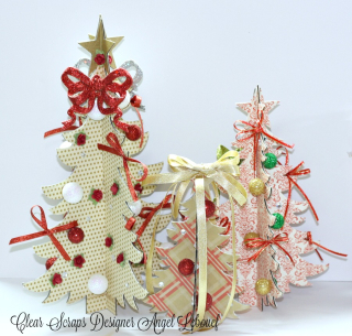 Christmas Trees-Clearscraps-angel