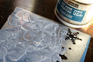 Clear Scraps Clear Snowflake Card by Pinky Hobbs - 1