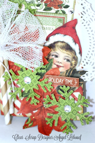 Clear Scrap December tAG ANGEL1