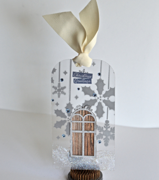 Clear Scraps December Tag-Pinky Hobbs Clear Scraps December Tag-Pinky Hobbs