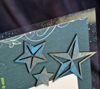 Clear Scraps Chip Embellishments Star Layout Pinky Hobbs - 3