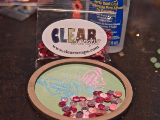 Clear Scraps Butterfly Stencil Modeling Paste Shaker Pinky Hobbs - 6 Clear Scraps Butterfly Stencil Modeling Paste Shaker Pinky Hobbs - 6