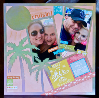 Clear Scraps Acrylic Layout Bahamas Pinky Hobbs - 1