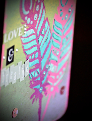 Clear Scraps March Tag Layered Stencil Pinky Hobbs - 2