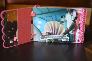 Clear Scraps Mini Album Vacaton Capture This Pinky Hobbs - 5