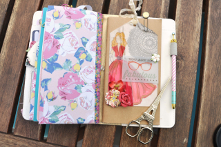 May_tag_nancy keslin_clear scraps_travellers notebook May_tag_nancy keslin_clear scraps_travellers notebook