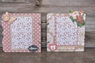Love-mini album-clear scraps- nancy keslin 2