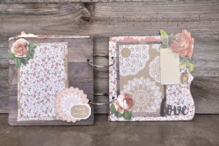 Love-mini album-clear scraps- nancy keslin 2