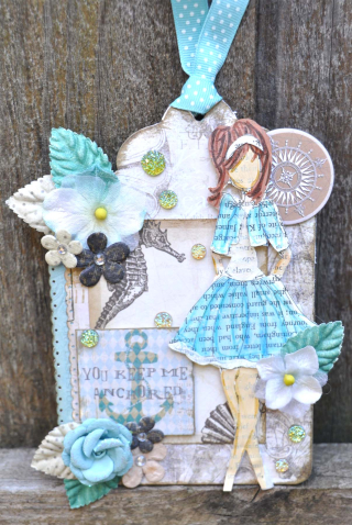 July tag_nancy keslin_clear scraps_prima July tag_nancy keslin_clear scraps_prima
