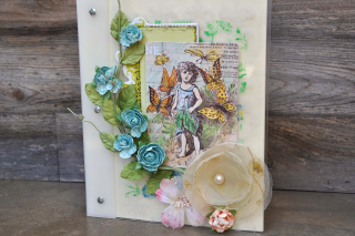 Sticker album_clear scraps_nancy keslin_stencil