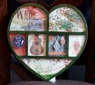 Clear Scraps Heart Printer Tray Pinky Hobbs - 1