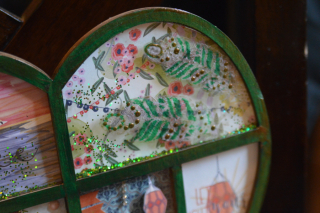 Clear Scraps Heart Printer Tray Pinky Hobbs - 2