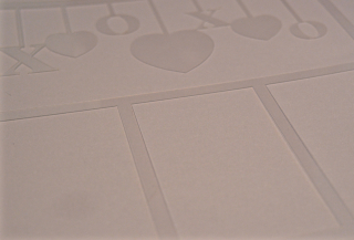 Clear Scraps XOXO Acrylic Holiday Card Layout by Pinky Hobbs - 4